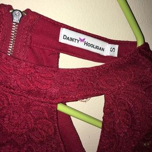 Red formal bodycon dress